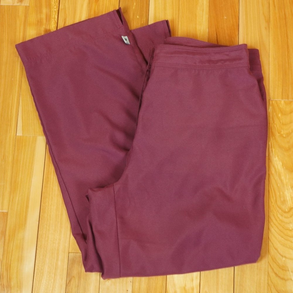 LL Bean Purple Lightweight Cropped Pants Size 10